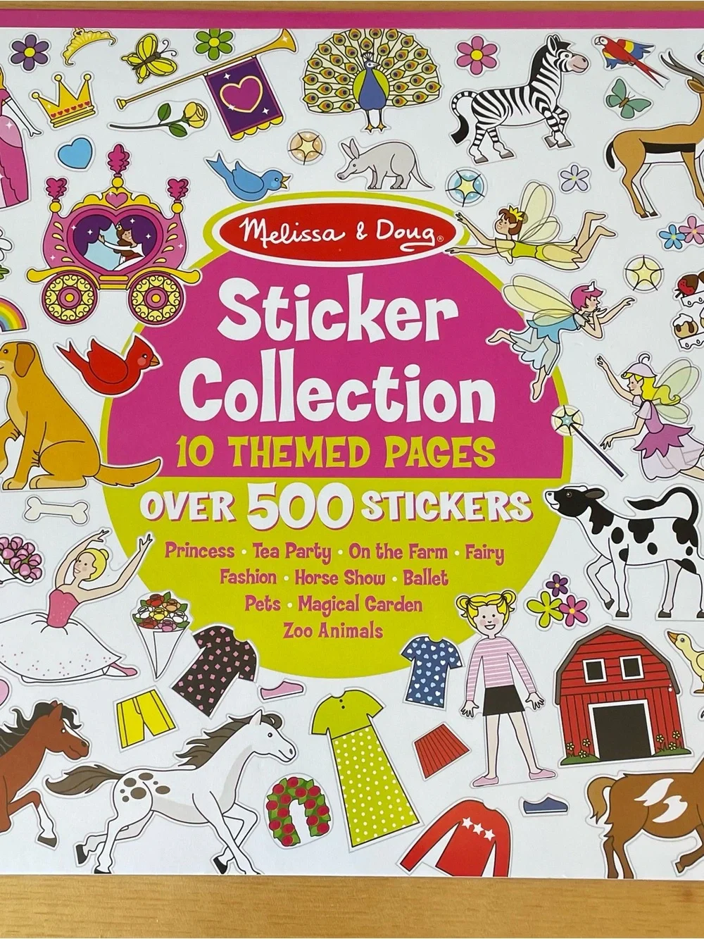 Bundle of 3 Melissa & Doug Sticker Collections - Multicolor